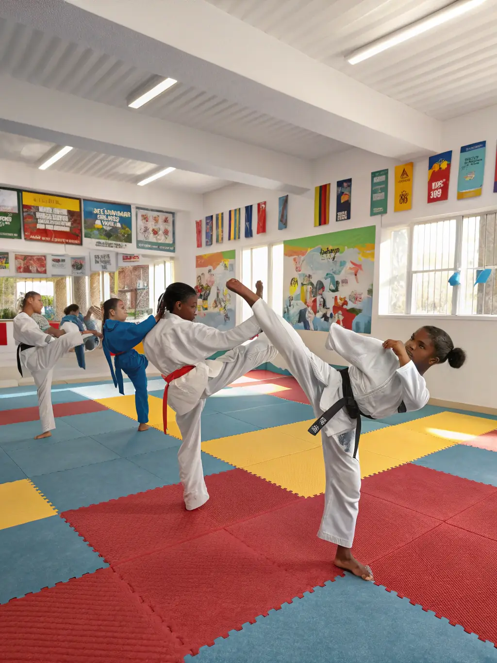 Participants engaging in a Judo workshop focused on self-defense techniques at Judo Club SIME.